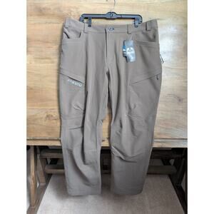 KUIU Attack Hunting Pants Men 42 Khaki Lightweight PrimeFlex Pocket Straight Leg